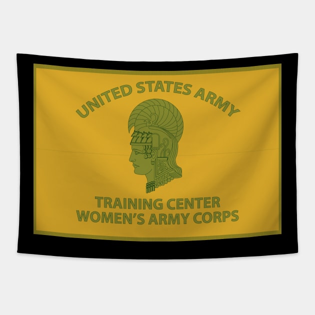 US Army WAC Training Center Flag Tapestry by twix123844