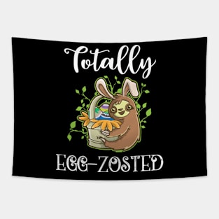 Sloth Easter T-Shirt For Lazy Tired People Adult Humor Gift Tapestry