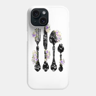 Fork Knife and Spoon Phone Case