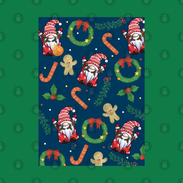 Gnome Pattern Christmas by Alexander S.