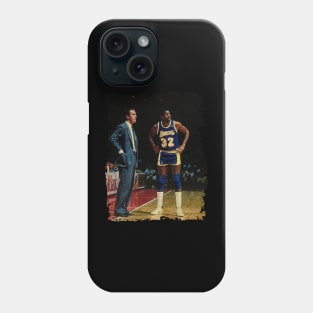 Pat Riley and Magic Johnson, 1983 Phone Case