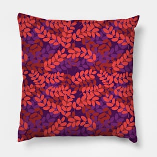 abstract summer leaf Pillow