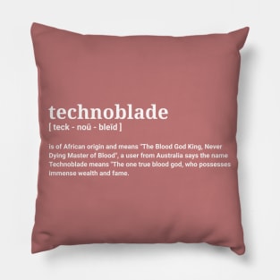 technoblade Pillow