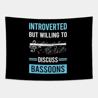 Introverted Bassoon Bassoonist Tapestry