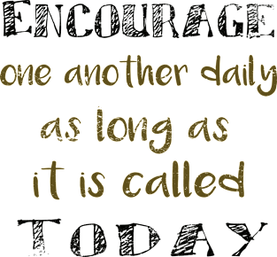 Encourage bible verse Magnet