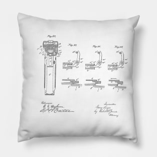 Gun recoil VINTAGE PATENT DRAWING Pillow