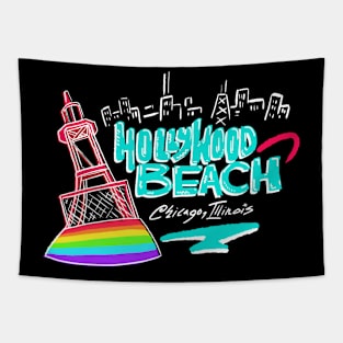 Hollywood Beach 2020 (for darker apparel) Tapestry