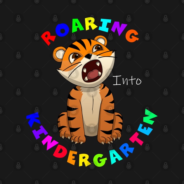 roaring into kindergarten by sketchonix