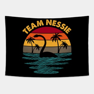 Team Nessie vintage loch ness monster Tapestry