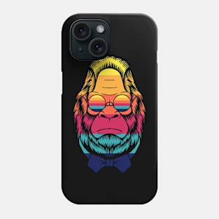 Retro monkey Phone Case