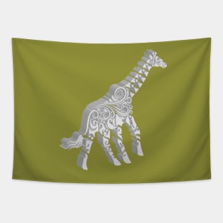 Giraffe 3D Tapestry
