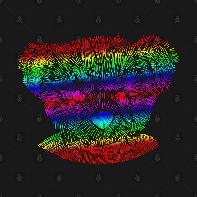 Teddy Bear Rainbows by ellenhenryart