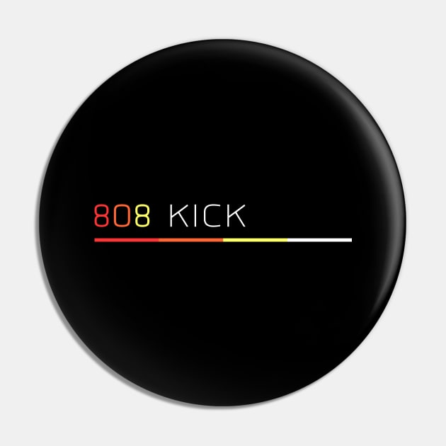 808 KICK Retro Vintage Drum Machine Pin by melostore