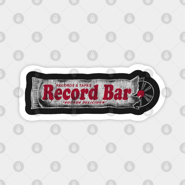 Record Bar Music Store Vintage Durham North Carolina Magnet by Contentarama