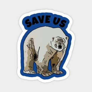 Save the Polar Bears Magnet