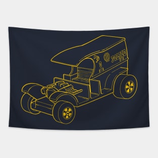 Hot Wheels Paddy Wagon Tapestry