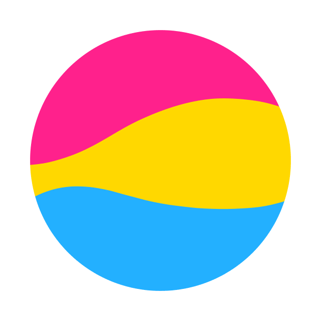Pansexual Waves Circle by JustGottaDraw
