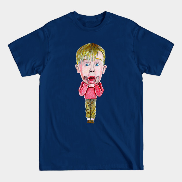 Discover Kevin Caricature - Home Alone - T-Shirt