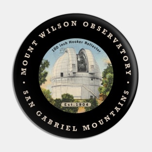 Mt. Wilson Observatory by Buck Tee Originals Pin