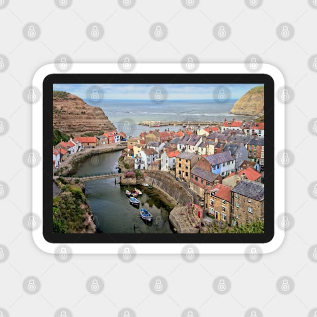 Staithes Fishing Village, Yorkshire Magnet by MartynUK