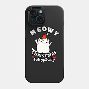 Meowy Christmas Everypawdy Phone Case