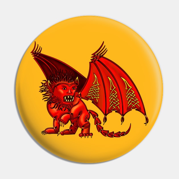 Manticore Pin by KnotYourWorld4