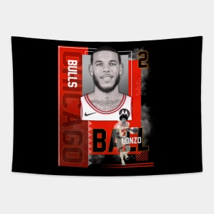 Chicago Bulls Lonzo Ball 2 Tapestry