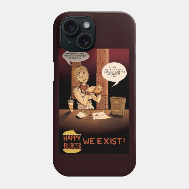 Silent Hill Happy Burger Poster Phone Case by Willfulart