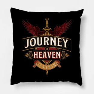 listen journey music retro Pillow