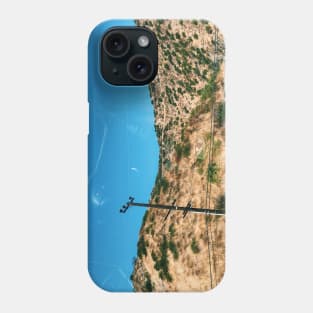 Desert Road Trip Window Reflection Phone Case