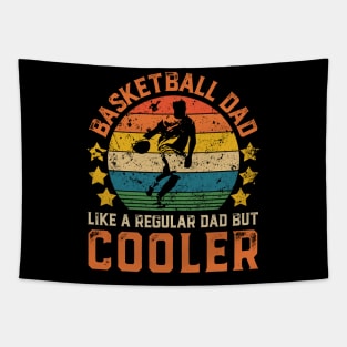 Basketball Dad Funny Vintage Basketball Player Father's Day Gift Tapestry