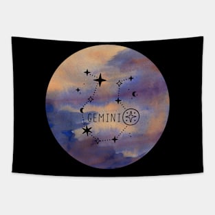 Gemini Zodiac Tapestry