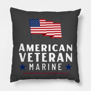 Veterans Day USA Marine Patriot Pillow
