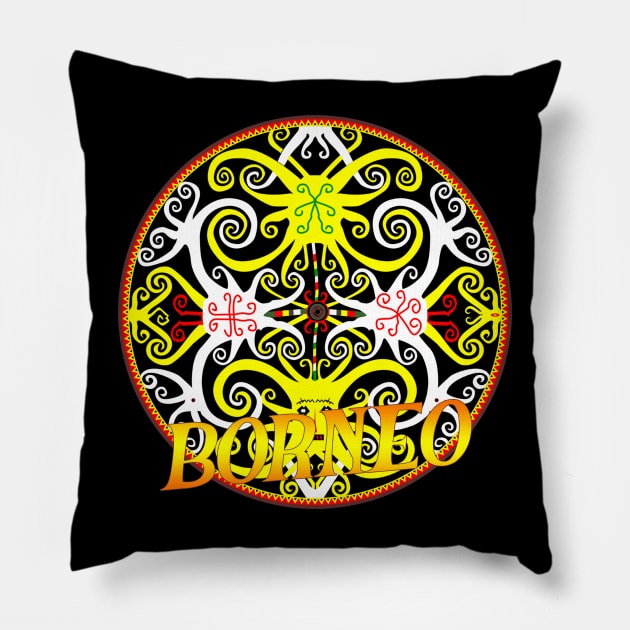 T-Shirt Borneo Pillow by ArtAhmad_103