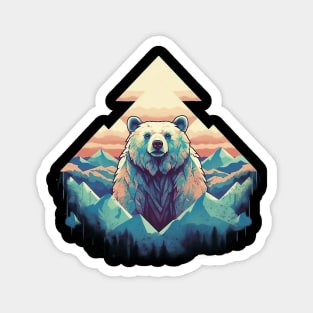 Abstract bear Magnet