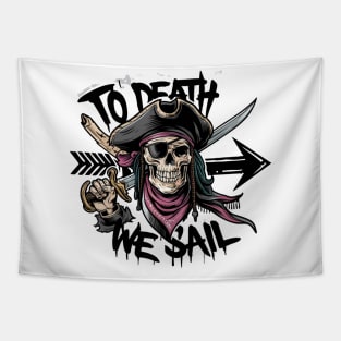 To death we sail Tapestry