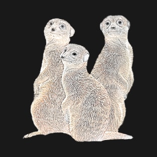 Funny Meerkat - Mongoose - in Africa T-Shirt