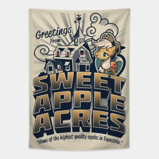 Greetings From Sweet Apple Acres Tapestry