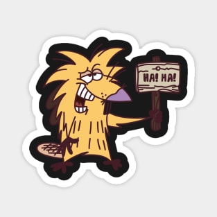 Angry Beavers Norbert Beaver Ha Ha Magnet