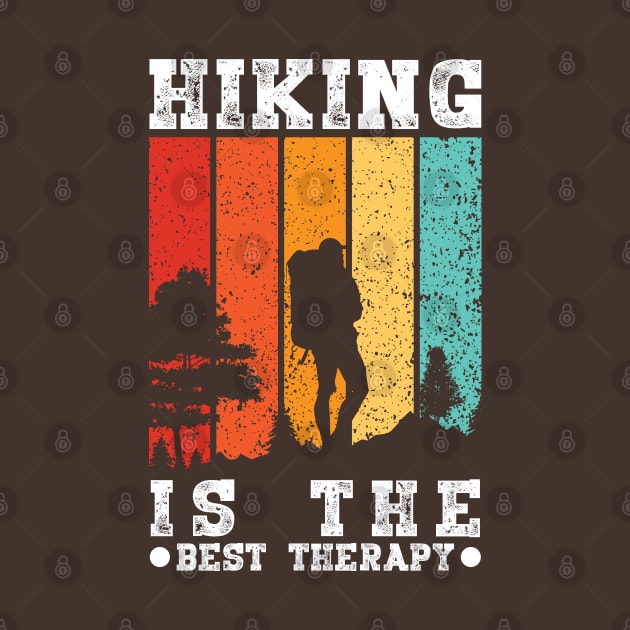 Hiking is the Best Therapy by KayBee Gift Shop