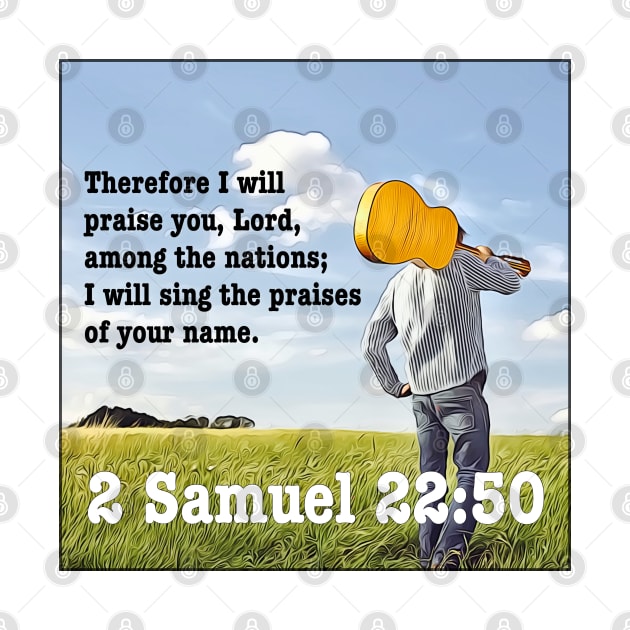 2 Samuel 22:50 by Bible Verses by Deb