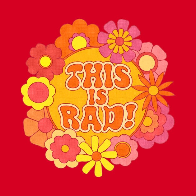 Summer of Rad 2022 Flower Power Logo by This is Rad!