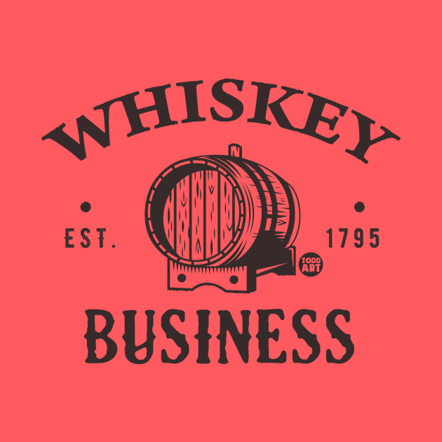 WHISKEY BUSINESS by toddgoldmanart