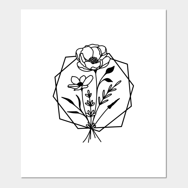 Minimal crystal flowers - Minimalist Flowers - Posters and Art Prints | TeePublic Minimal crystal flowers - Minimalist Flowers - Posters and Art Prints | TeePublic
