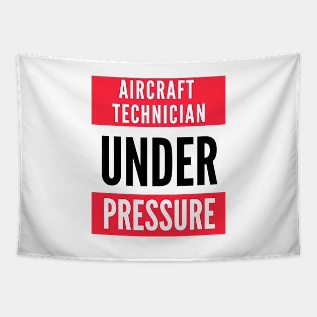 Aircraft Maintenance Technician Under Pressure Tapestry by Jetmike