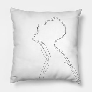 Silent scream Pillow