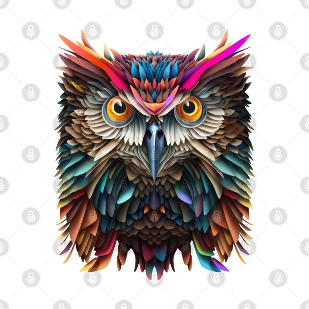 Colorful Owl by MarceloSchultz