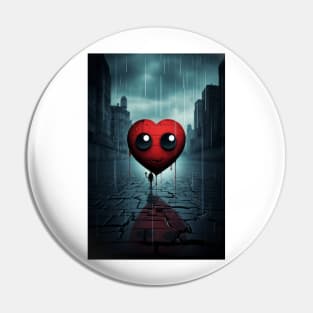 Happy Heart In The City Pin