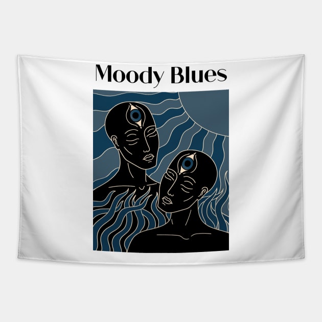 The Dark Sun Of Moody Blues Tapestry by limatcin