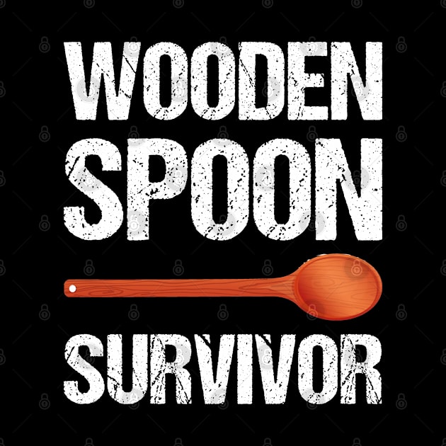 Vintage Wooden Spoon Survivor by Taki